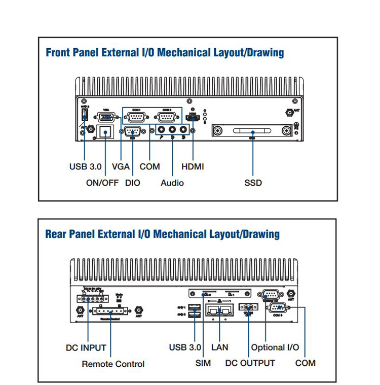 全新研華無風(fēng)扇嵌入式工控機 車載應(yīng)用 ARK-2250S