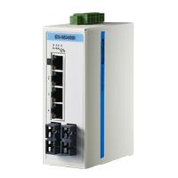 研華EKI-5524SSI 2光4電百兆ProView(組態)系列工業以太網交換機(包含單模/多模、SC/ST接口)