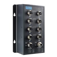 研華EKI-9508E-MH 8個百兆M12端口非網管EN50155交換機， 支持72/96/110 VDC供電