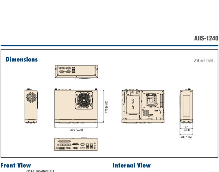 研華AIIS-1240 機(jī)器視覺(jué)工控機(jī)，支持英特爾酷睿? i7/i5/i 3 CPU,有源以太網(wǎng)緊湊型系統(tǒng), 4通路千兆網(wǎng)供電