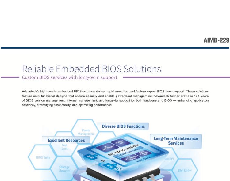 研華AIMB-229 板載AMD V2000系列8核/16線程CPU。視頻圖像處理性能強(qiáng)勁，接口豐富，超薄緊湊設(shè)計(jì)。