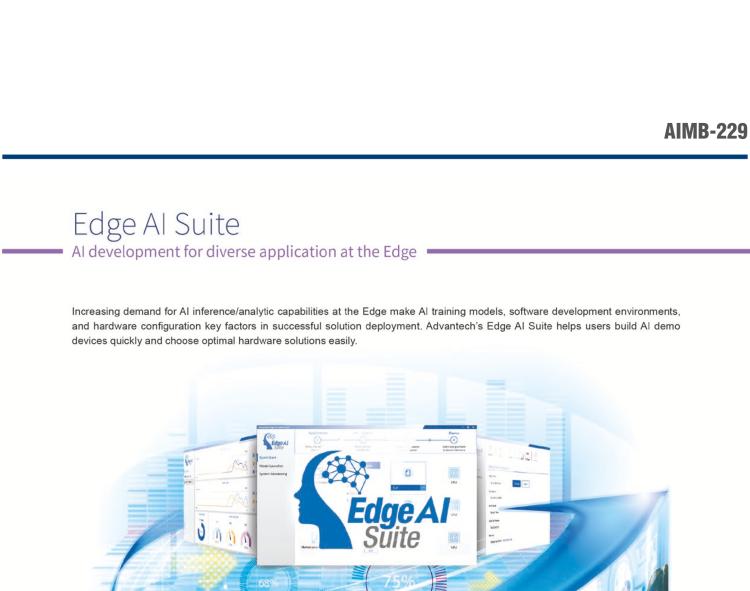 研華AIMB-229 板載AMD V2000系列8核/16線程CPU。視頻圖像處理性能強(qiáng)勁，接口豐富，超薄緊湊設(shè)計(jì)。