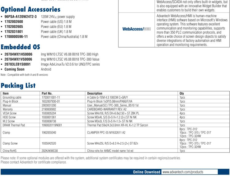 研華TPC-315 15英寸XGA TFT LED LCD觸摸屏電腦，搭載第八代Intel?Core? i3/ i5/ i7處理器，內(nèi)置8G DDR4 RAM