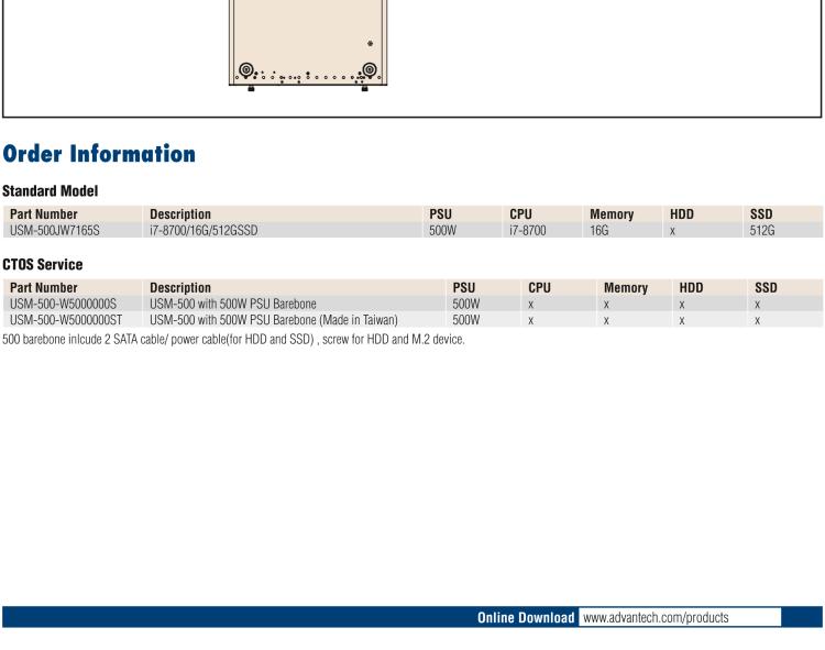 研華USM-500 多功能醫療電腦