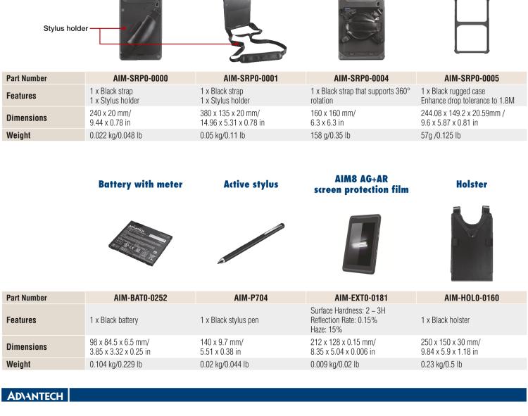 研華AIM-65 8寸英特爾工業平板電腦