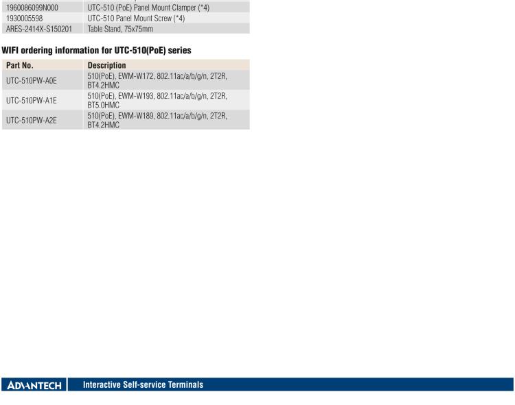 研華UTC-510D(POE) 10.1" 多功能觸控一體機，內置Intel?Celeron? N2807/ J1900