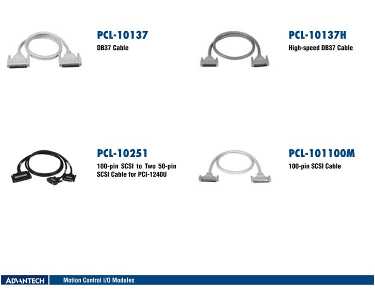 研華PCL-10220M 2m SCSI-100到2*SCSI-50帶式線纜配2連接器